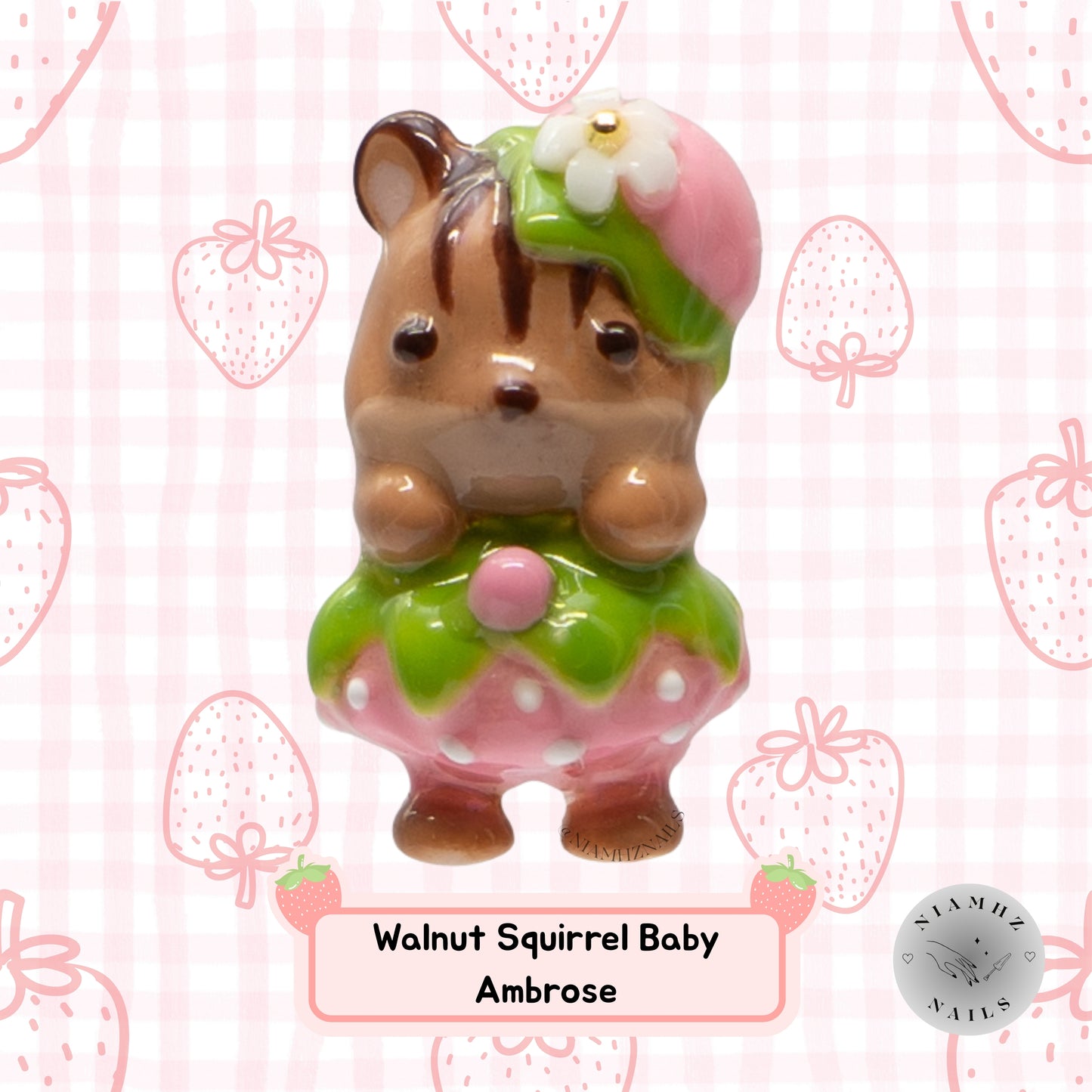 Very Berry Babies - 3D nail charms