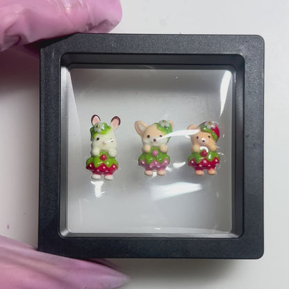 Very Berry Babies - 3D nail charms
